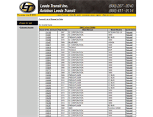 Tablet Screenshot of leedstransit.net
